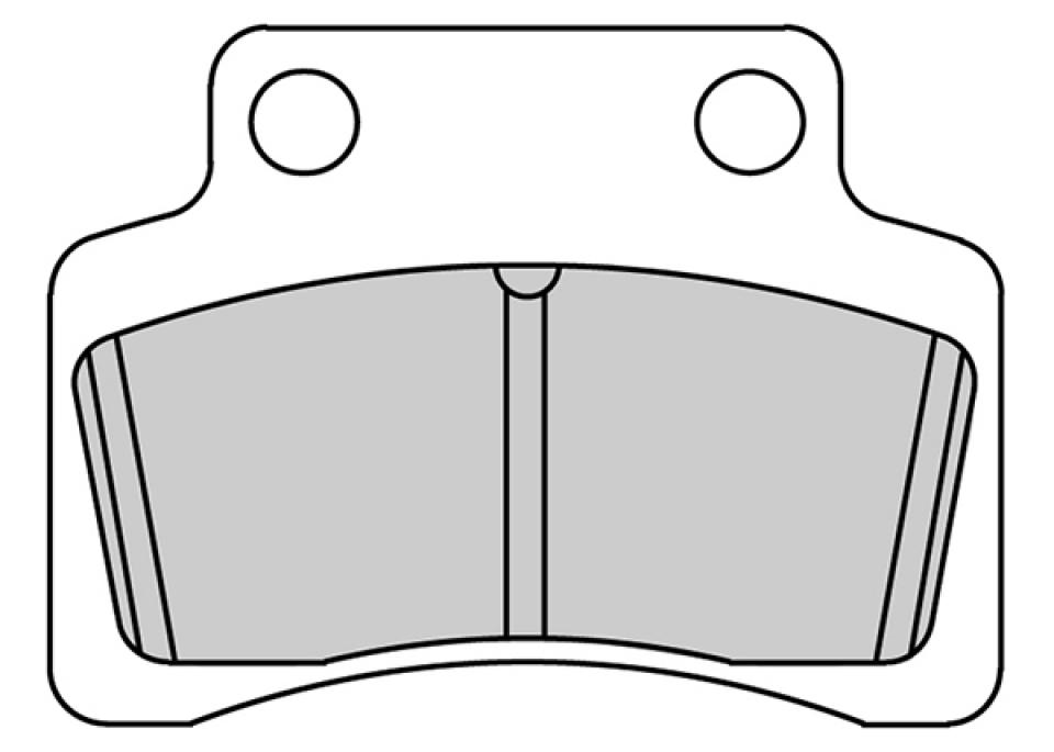 Plaquette de frein Ferodo pour Scooter Generic 50 Cracker 2007 AV Neuf