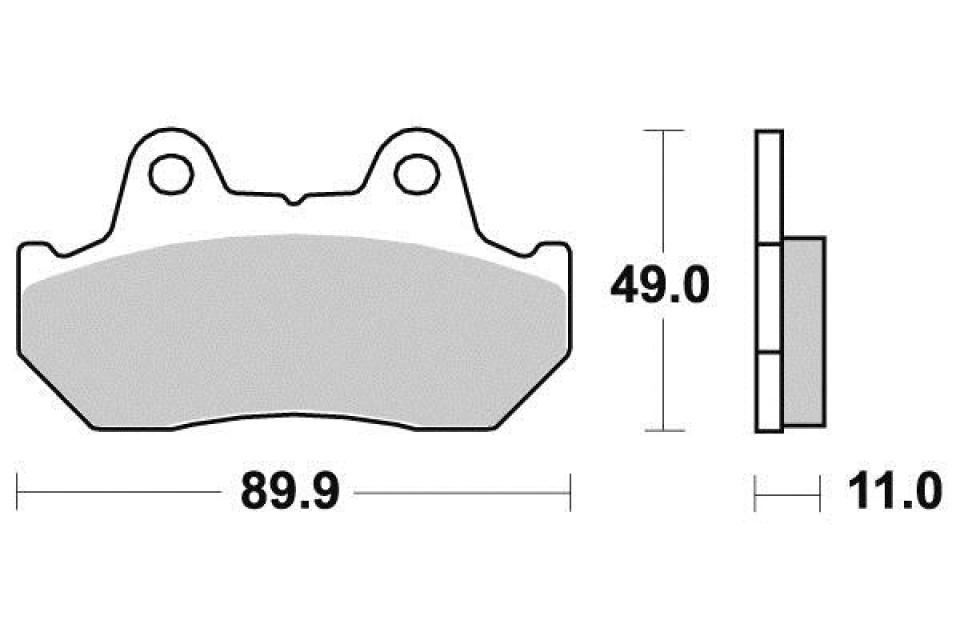 Plaquette de frein Ferodo pour Moto Honda 750 CBX 1984 à 1986 RC17 / AV Neuf