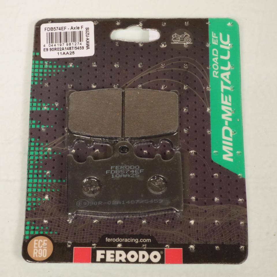 Plaquette de frein Ferodo pour Moto Kawasaki 250 Kr1-S 1990 à 1993 AVG / AVD / FDB574EF Neuf