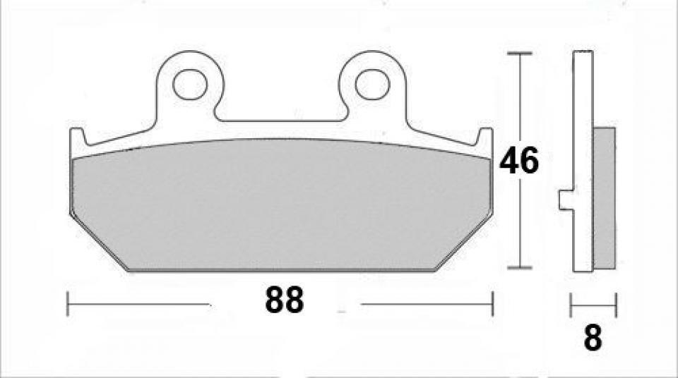 Plaquette de frein Ferodo pour Scooter Suzuki 400 An Burgman 2007 à 2020 AR / FDB2173SM Neuf