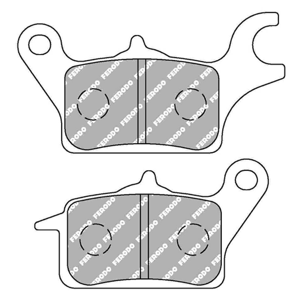 Plaquette de frein Ferodo pour Scooter Honda 110 Wave 2014 JC51B / AV / FDB2282EF Neuf