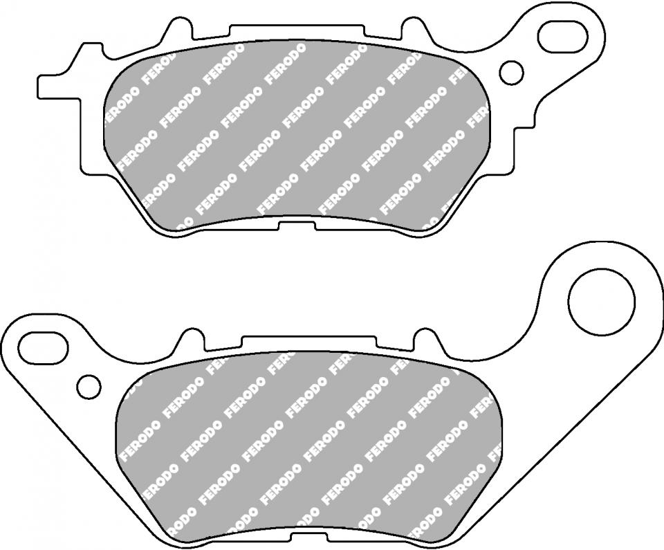 Plaquette de frein Ferodo pour Moto Yamaha 320 MT-03 2016 à 2023 RH07K / AR Neuf