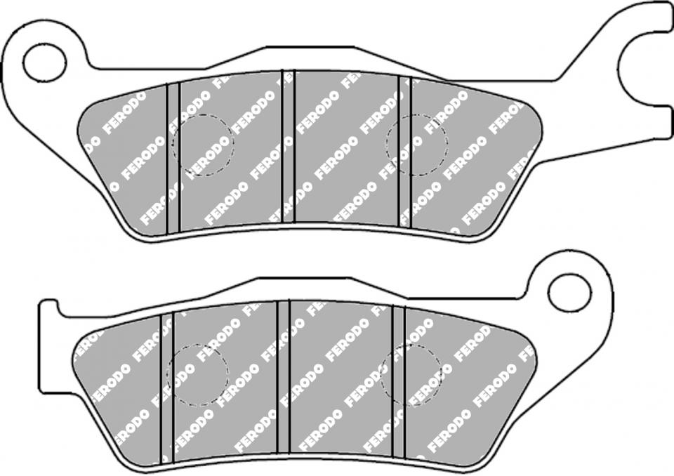 Plaquette de frein Ferodo pour Moto Suzuki 125 Gsx-R 2018 DL33A / AV Neuf