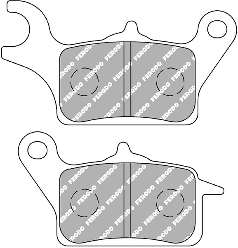 Plaquette de frein Ferodo pour Scooter Honda 110 NSC 2017 à 2019 JF67A / AV Neuf