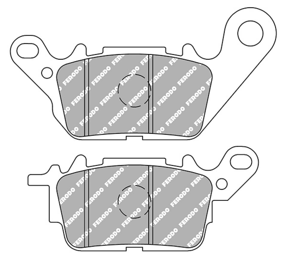 Plaquette de frein Ferodo pour Scooter Yamaha 125 N-Max Ie 4T Euro3 2015 à 2016 AV Neuf