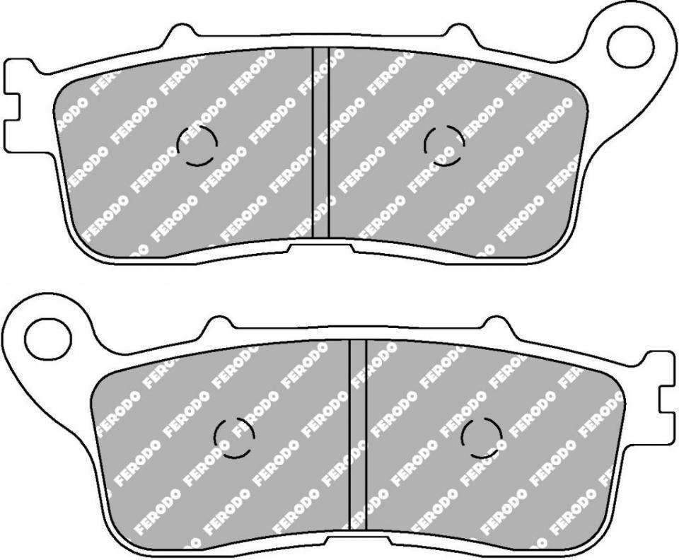 Plaquette de frein Ferodo pour Moto Honda 1200 Vfr F Dct Tcs 2012 à 2017 AR Neuf