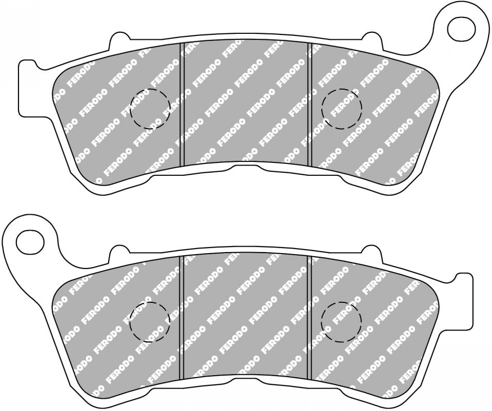 Plaquette de frein Ferodo pour Moto Harley Davidson 883 XL L Superlow 2014 à 2015 AV Neuf