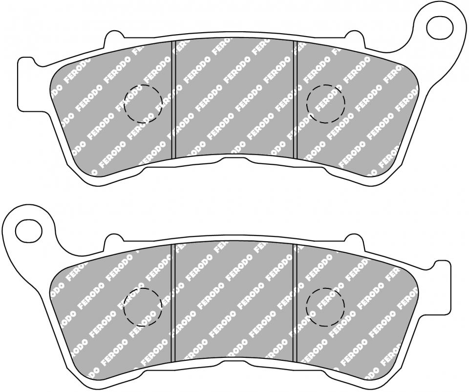 Plaquette de frein Ferodo pour Moto Harley Davidson 1200 Xl X Forty Eight 2014 à 2017 AV Neuf