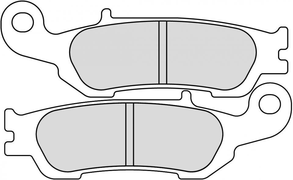 Plaquette de frein Ferodo pour Moto Yamaha 450 YZ 2014 à 2015 CJ18C/CJ18C / AV Neuf