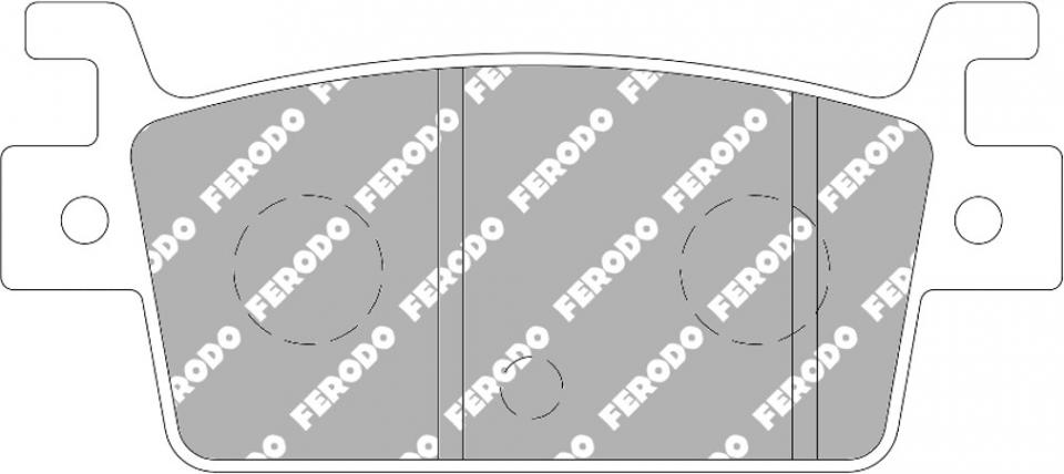 Plaquette de frein Ferodo pour Scooter Kymco 550 CV3 2022 à 2023 AR Neuf