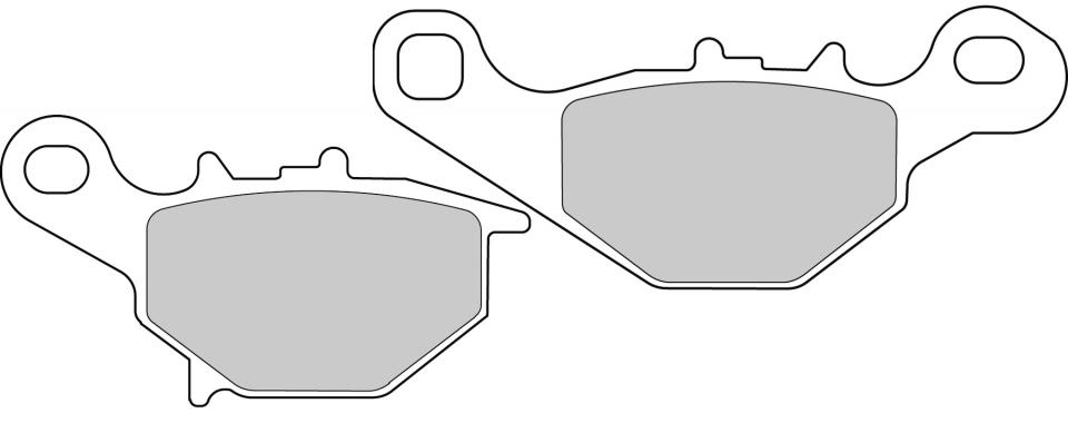 Plaquette de frein Ferodo pour Scooter Suzuki 125 Epicuro 1999 à 2001 AX111/AX211/AX311 / AV Neuf