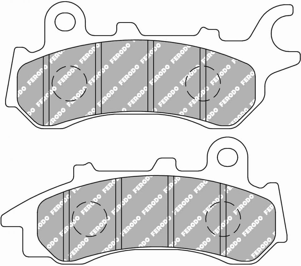 Plaquette de frein Ferodo pour Moto Honda 125 CB 2017 à 2019 JC74A / AV / FDB2313EF Neuf