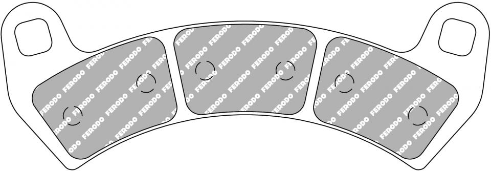 Plaquette de frein Ferodo pour SSV Polaris 1000 RZR XP EPS 2016 à 2019 AVG / AVD / FDB2298SG Neuf