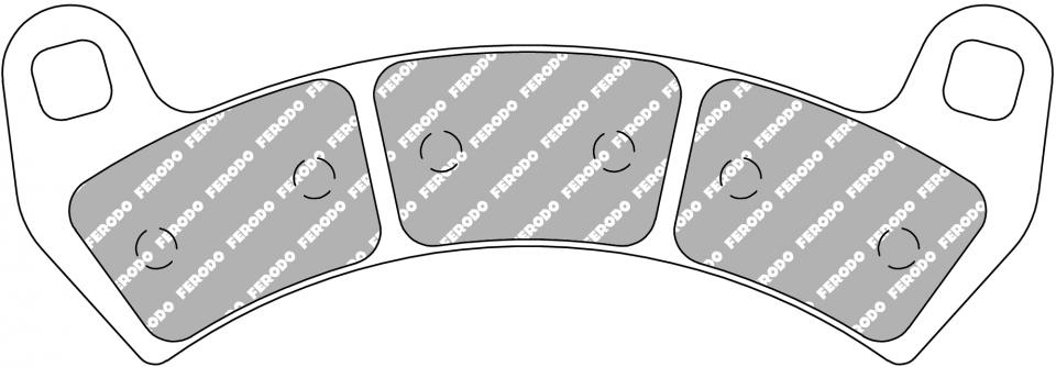 Plaquette de frein Ferodo pour SSV Polaris 1000 RZR XP EPS 2016 à 2019 AVG / AVD / FDB2298SG Neuf