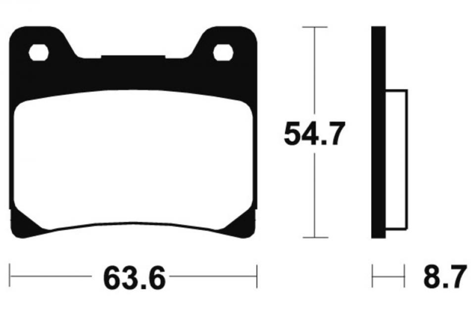 Plaquette de frein Bendix pour Moto Yamaha 750 XV Après 1992 MF55 Neuf