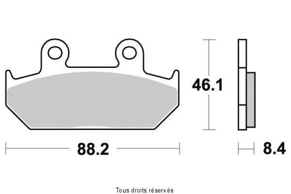 Plaquette de frein CL Brake pour moto Honda 1000 CBR F 1987 à 1988 AVG / AVD Neuf