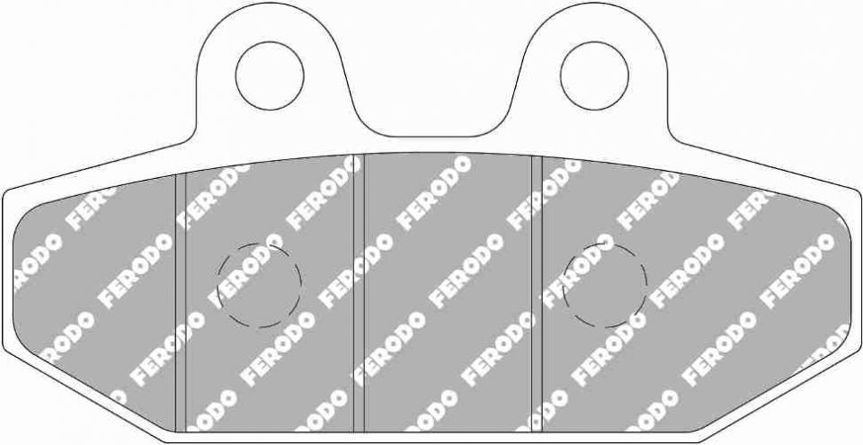 Plaquette de frein Ferodo pour moto Harley Davidson Flhc 2018 à 2019 YAJ / AR / FDB2306P Neuf