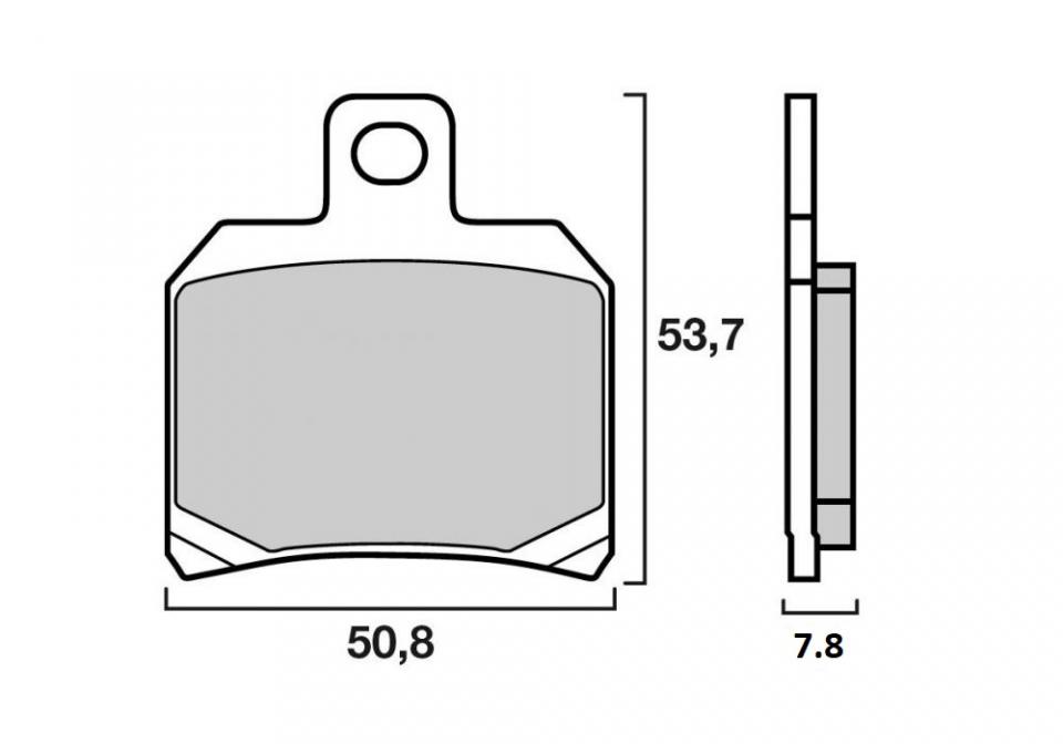 Plaquette de frein Brembo pour Moto INDIAN 1200 FTR 2018 à 2022 AR Neuf