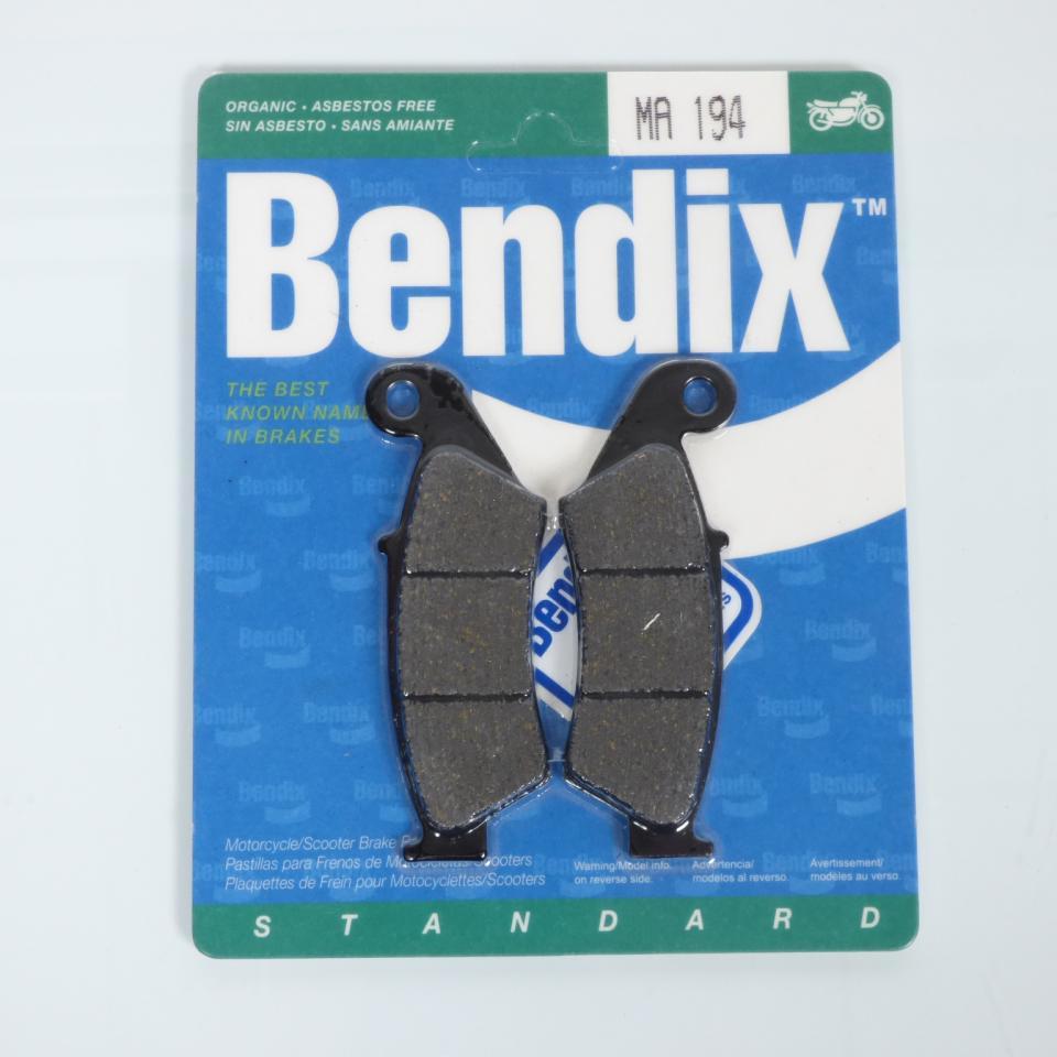 Plaquette de frein Bendix pour moto Honda 125 XLR R 1998-2000 MA194 / avant Neuf