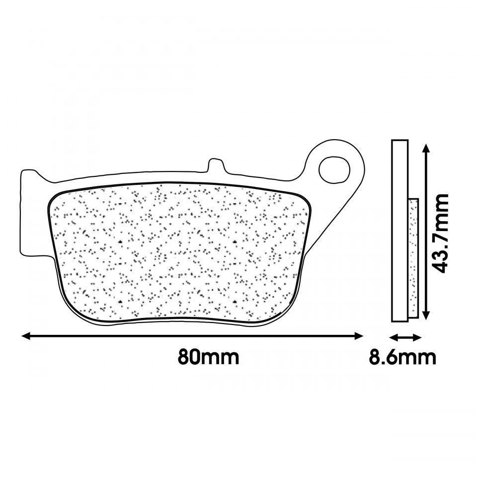 Plaquette de frein CL BRAKES pour Scooter MBK 125 Skycruiser 2014 à 2017 Neuf