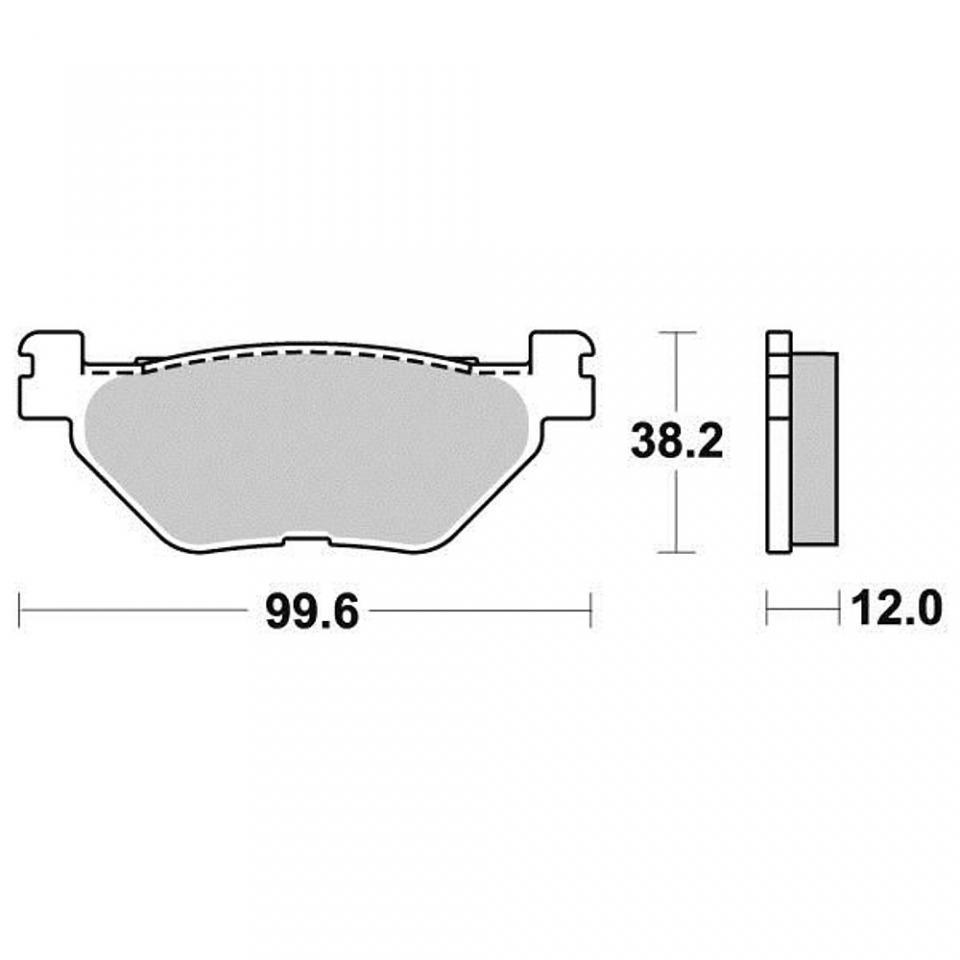 Plaquette de frein Malossi pour Scooter Yamaha 530 Tmax Après 2012 6215030BB / AR Neuf