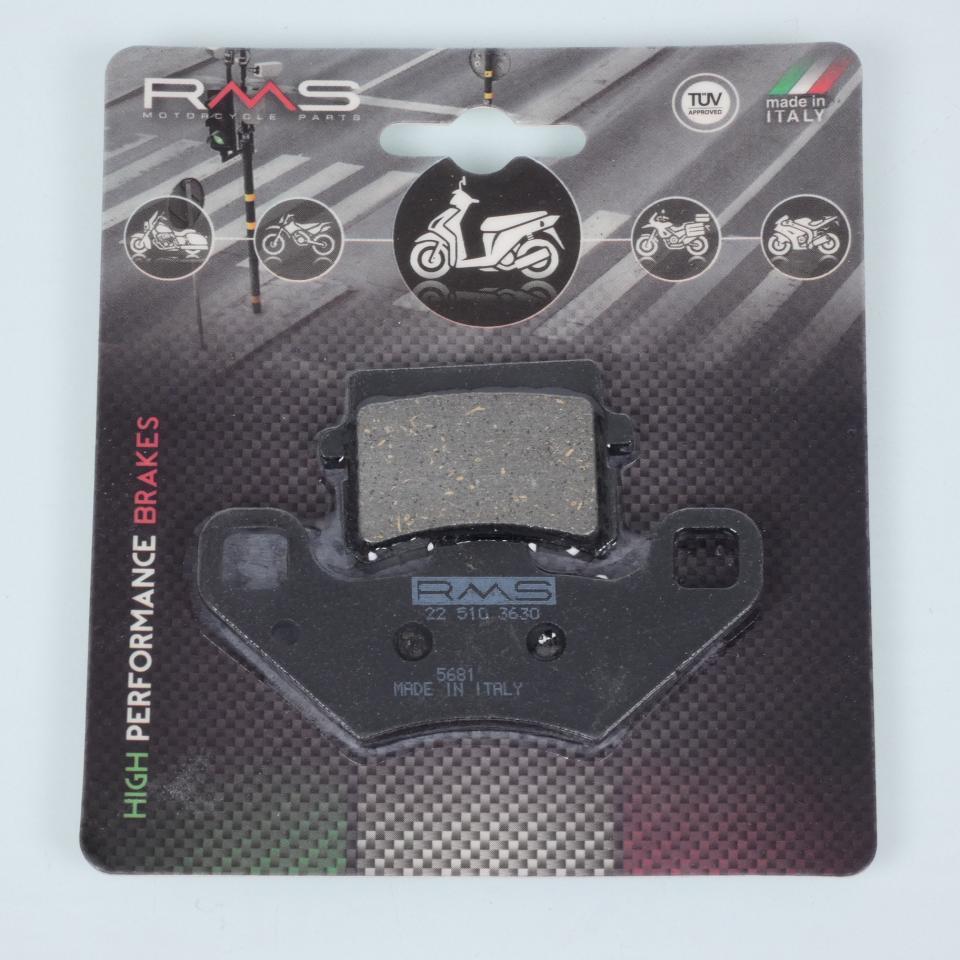 Plaquette de frein RMS pour scooter Govecs Go S 1-5 2016 à 2020 Neuf