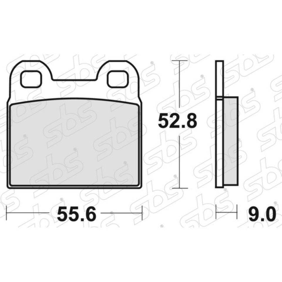 Plaquette de frein SBS pour Moto BMW 650 R 65 1978 à 1980 Neuf en destockage