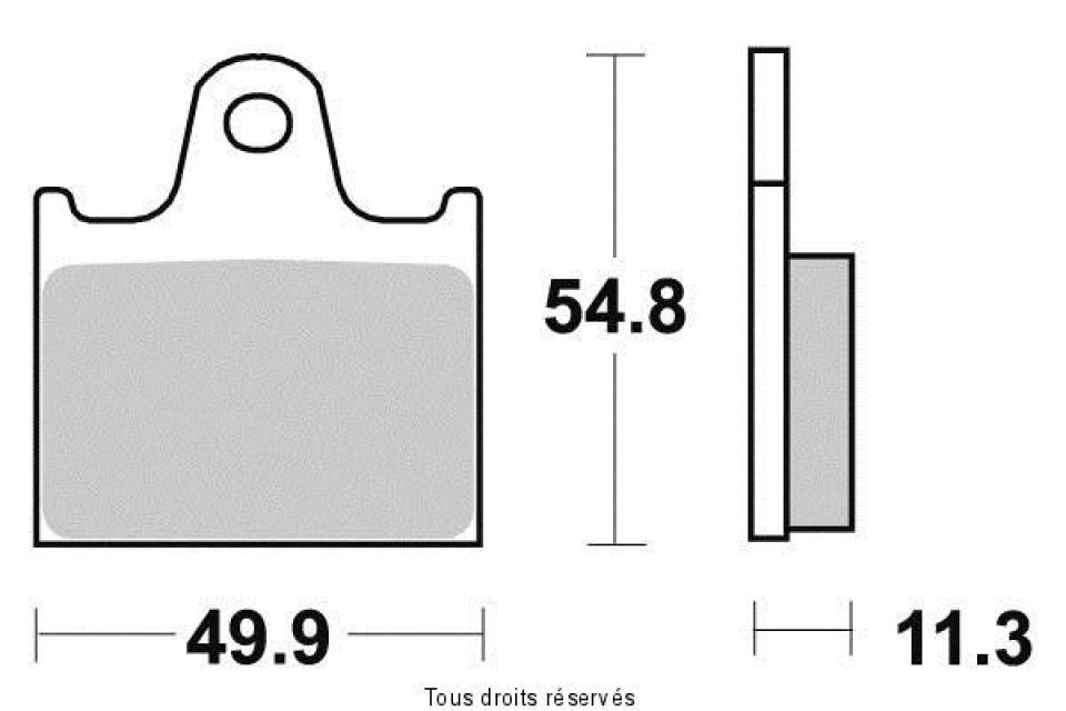 Plaquette de frein SBS pour moto Honda 1000 Vf R 1984 à 1987 AR 573 LF