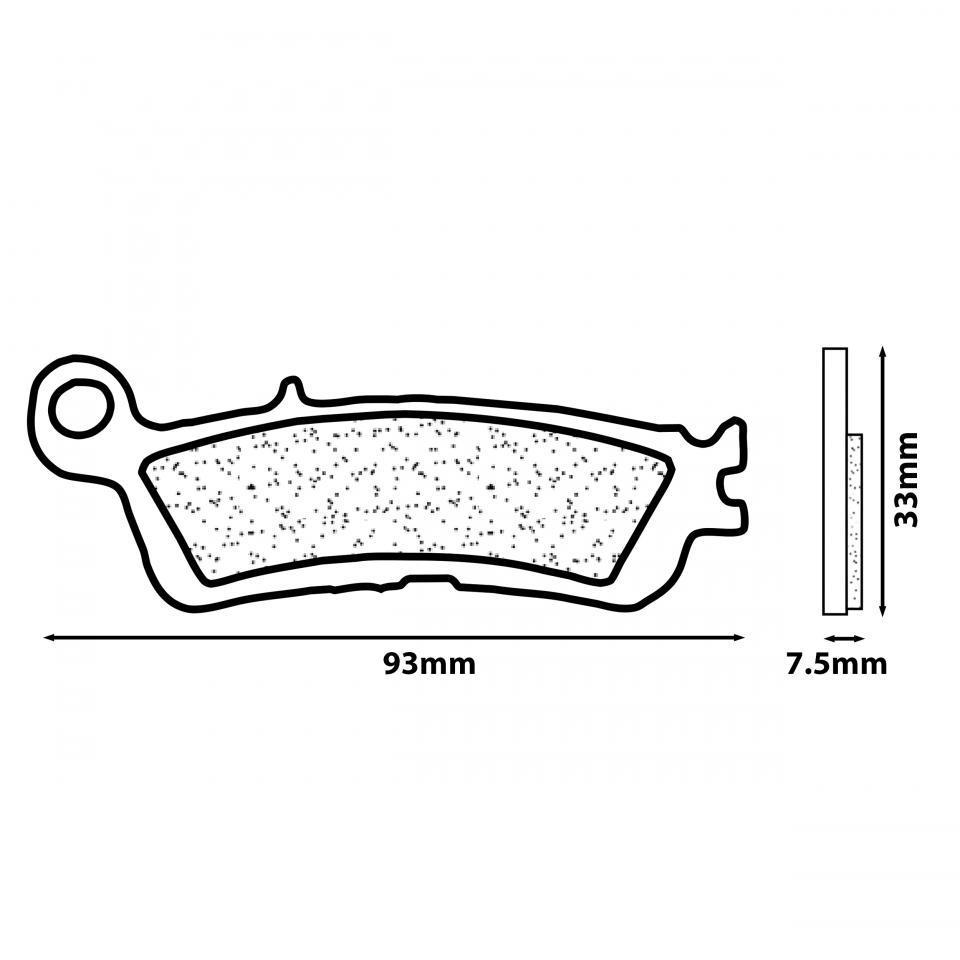 Plaquette de frein CL BRAKES pour Velo Fantic 125 XX Après 2021 Neuf