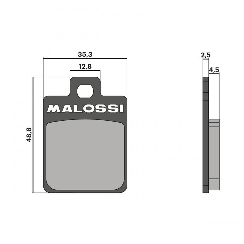 Plaquette de frein Malossi pour Scooter Piaggio 125 MP3 Neuf