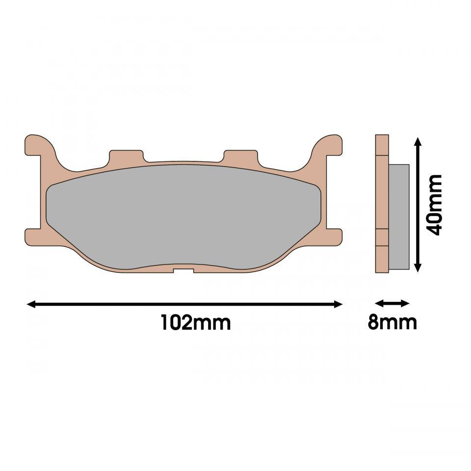 Plaquette de frein Malossi pour Scooter Yamaha 500 T-Max 2001 à 2003 Neuf