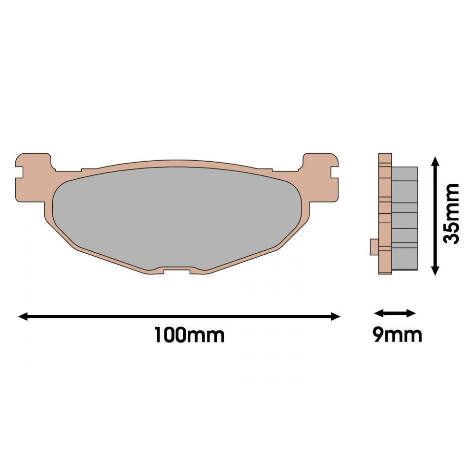 Plaquette de frein Malossi pour Scooter Yamaha 500 Tmax 2004 à 2011 Neuf