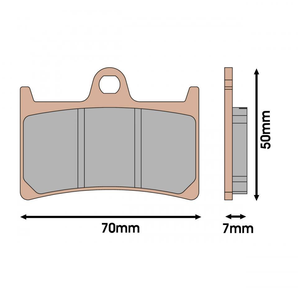 Plaquette de frein Malossi pour Moto Yamaha 1300 Fjr Abs 2003 à 2005 Neuf