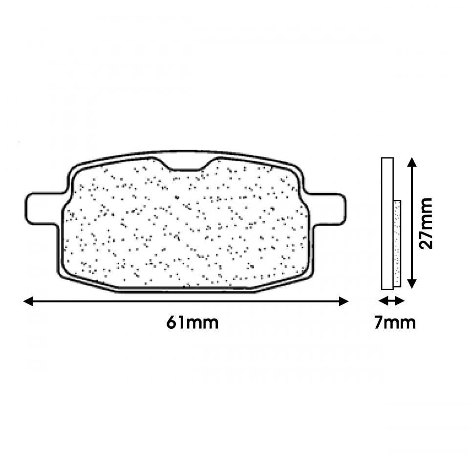 Plaquette de frein CL BRAKES pour Scooter Baotian 50 BT49QT Neuf