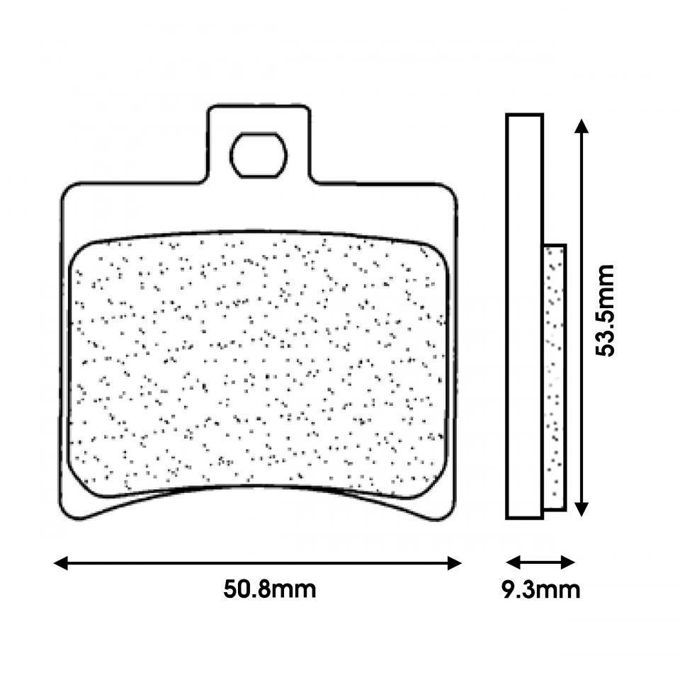 Plaquette de frein CL BRAKES pour Scooter Aprilia 50 Sr Ditech 2000 à 2020 Neuf