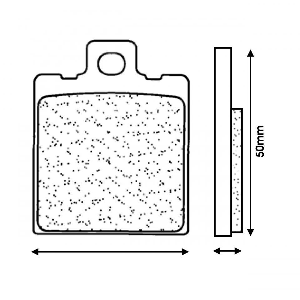 Plaquette de frein CL BRAKES pour Scooter Beta 50 Quadra 1997 à 2020 Neuf