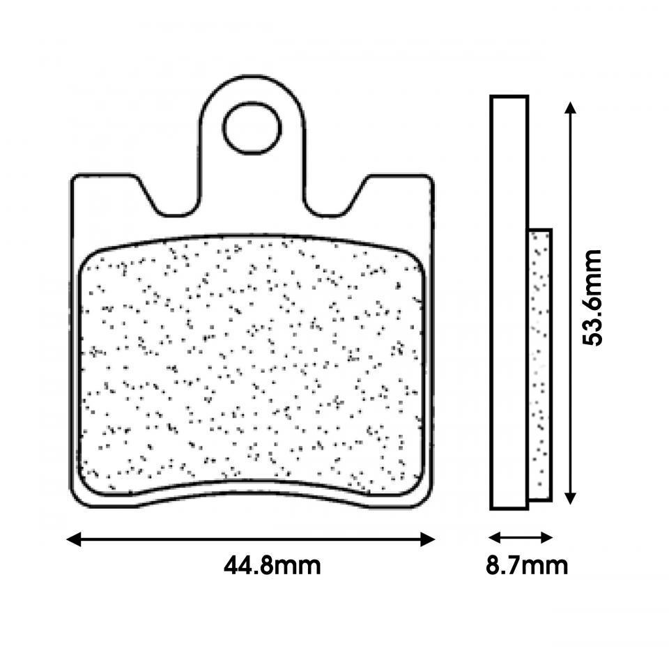 Plaquette de frein CL BRAKES pour Scooter Daelim 125 S3 2007 à 2020 Neuf