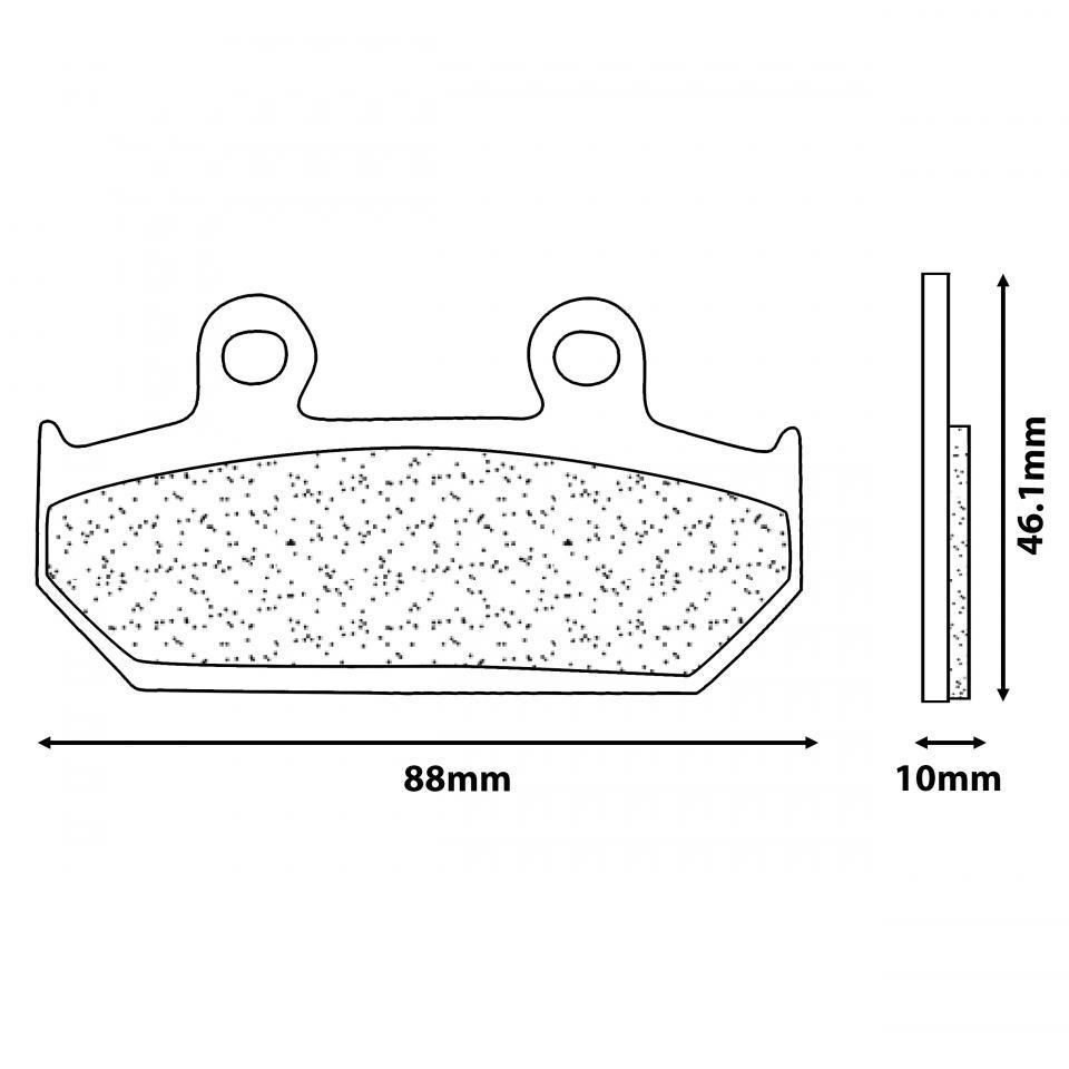 Plaquette de frein CL BRAKES pour Scooter Suzuki 250 Burgman 2007 à 2008 Neuf