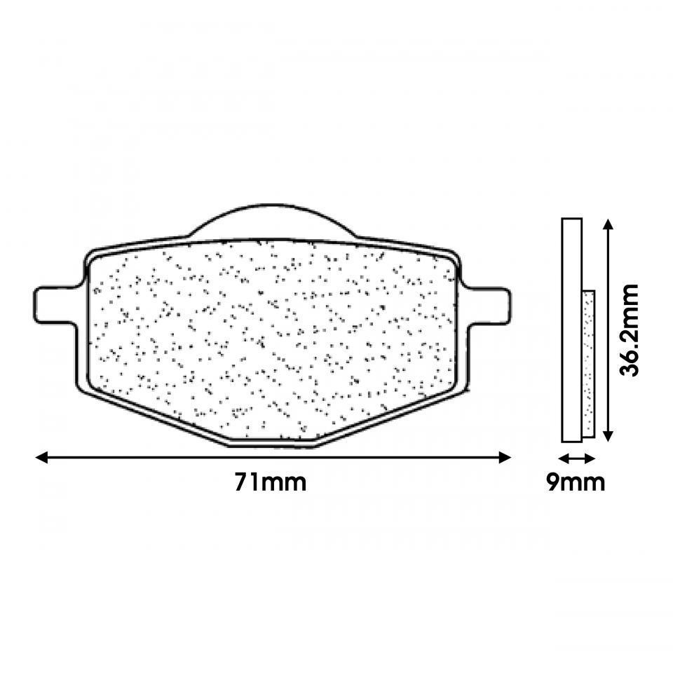 Plaquette de frein CL BRAKES pour Moto MBK 50 X-Power 1999 à 2003 Neuf