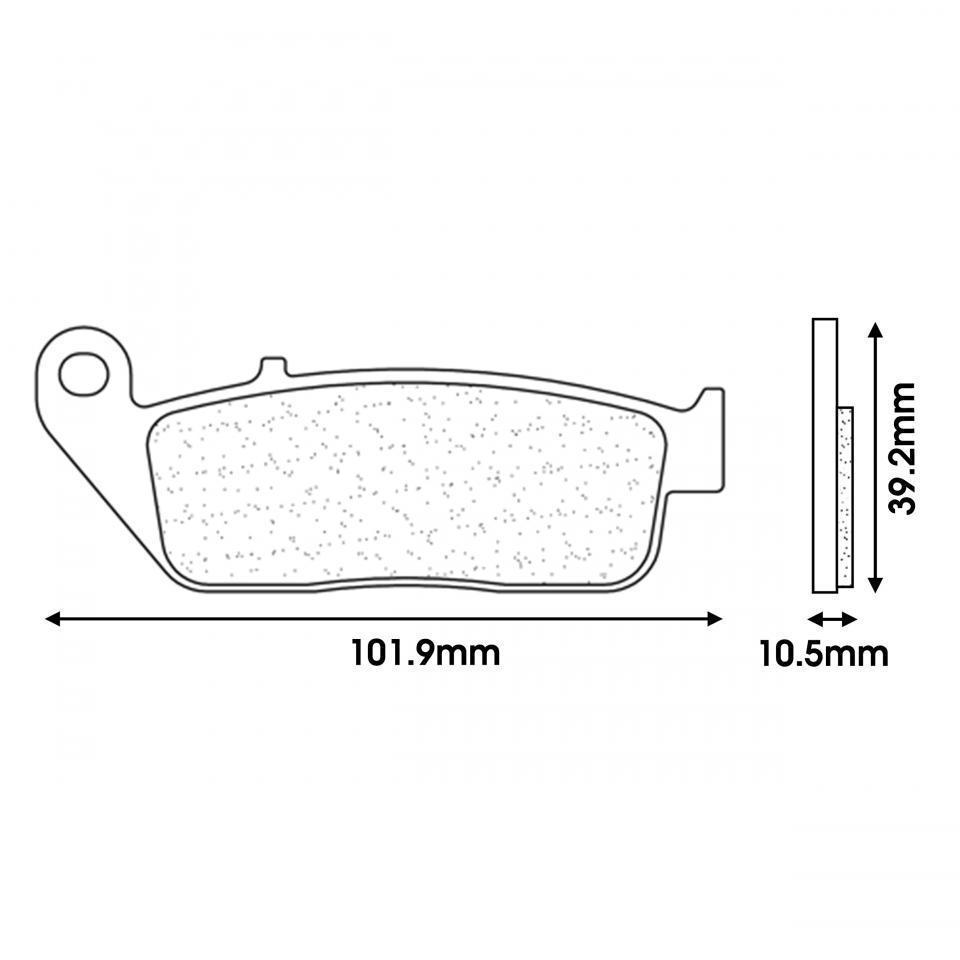 Plaquette de frein CL BRAKES pour scooter MBK 250 Skycruiser 3097MSC Neuf