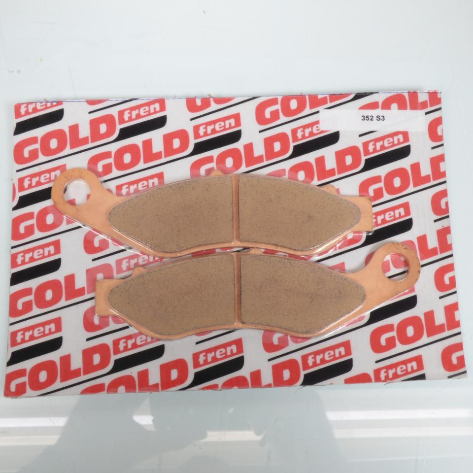 Plaquette de frein Gold Fren pour moto Harley Davidson 1690 FLHTCUTG Tri Glide Ultra Classic Trike 2014 à 2015 AVG/AVD Neuf