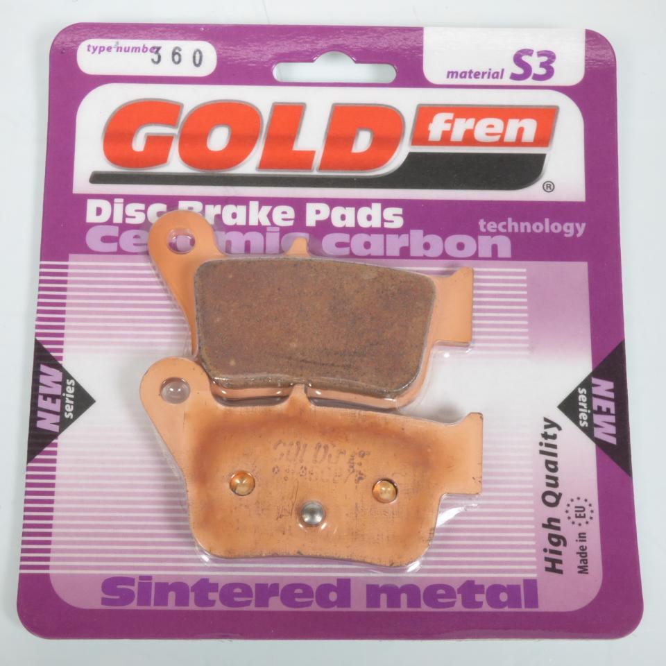 Plaquette de frein Gold Fren pour Scooter Sym 400 Max i Inc ABS 2011 à 2015 ARD Neuf