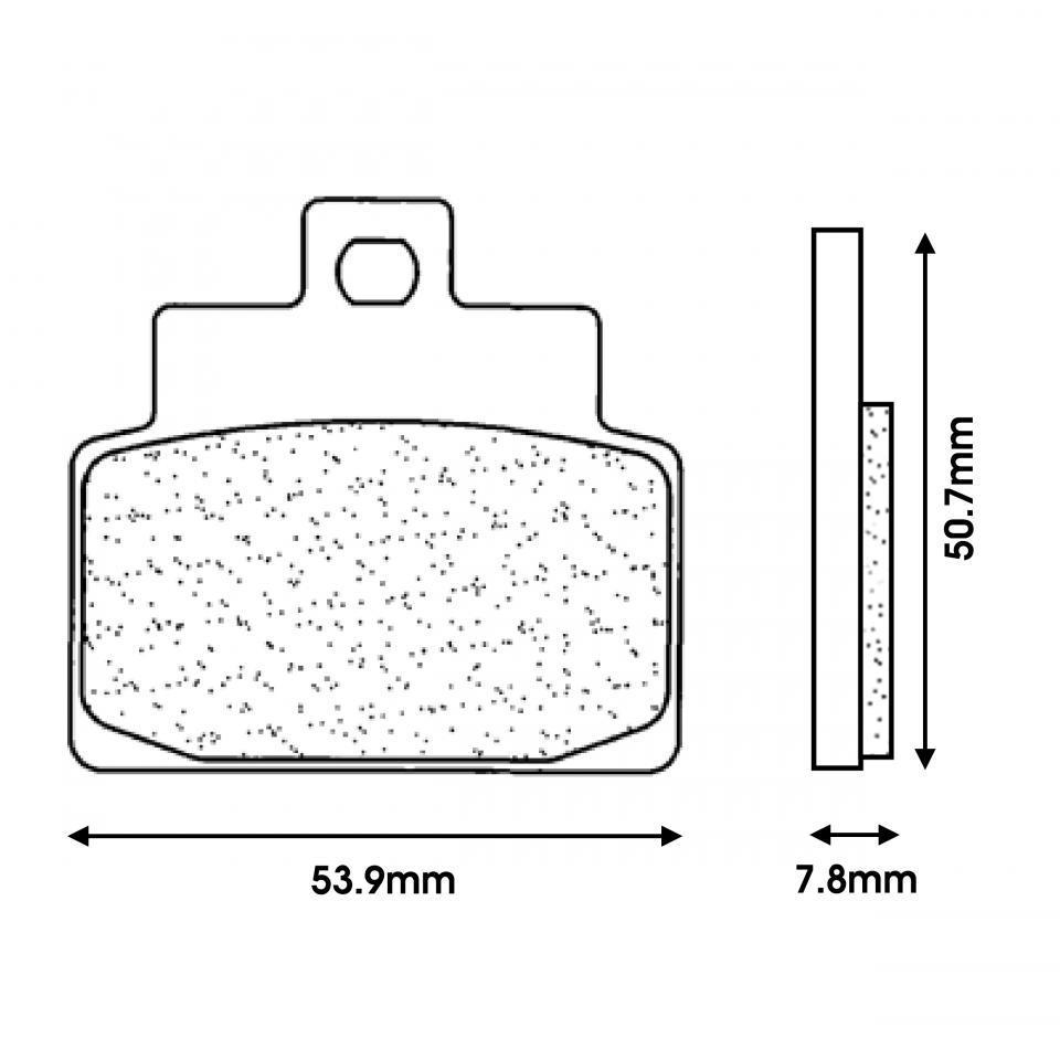 Plaquette de frein CL BRAKES pour Scooter Aprilia 50 Scarabeo Après 2004 Neuf