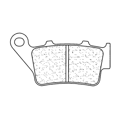 Plaquette de frein CL BRAKES pour Moto ROYAL ENFIELD 535 Continental GT 2014 à 2017 Neuf