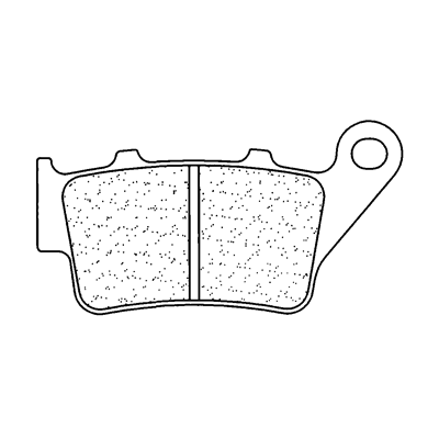Plaquette de frein CL BRAKES pour Moto ROYAL ENFIELD 535 Continental GT 2014 à 2017 Neuf