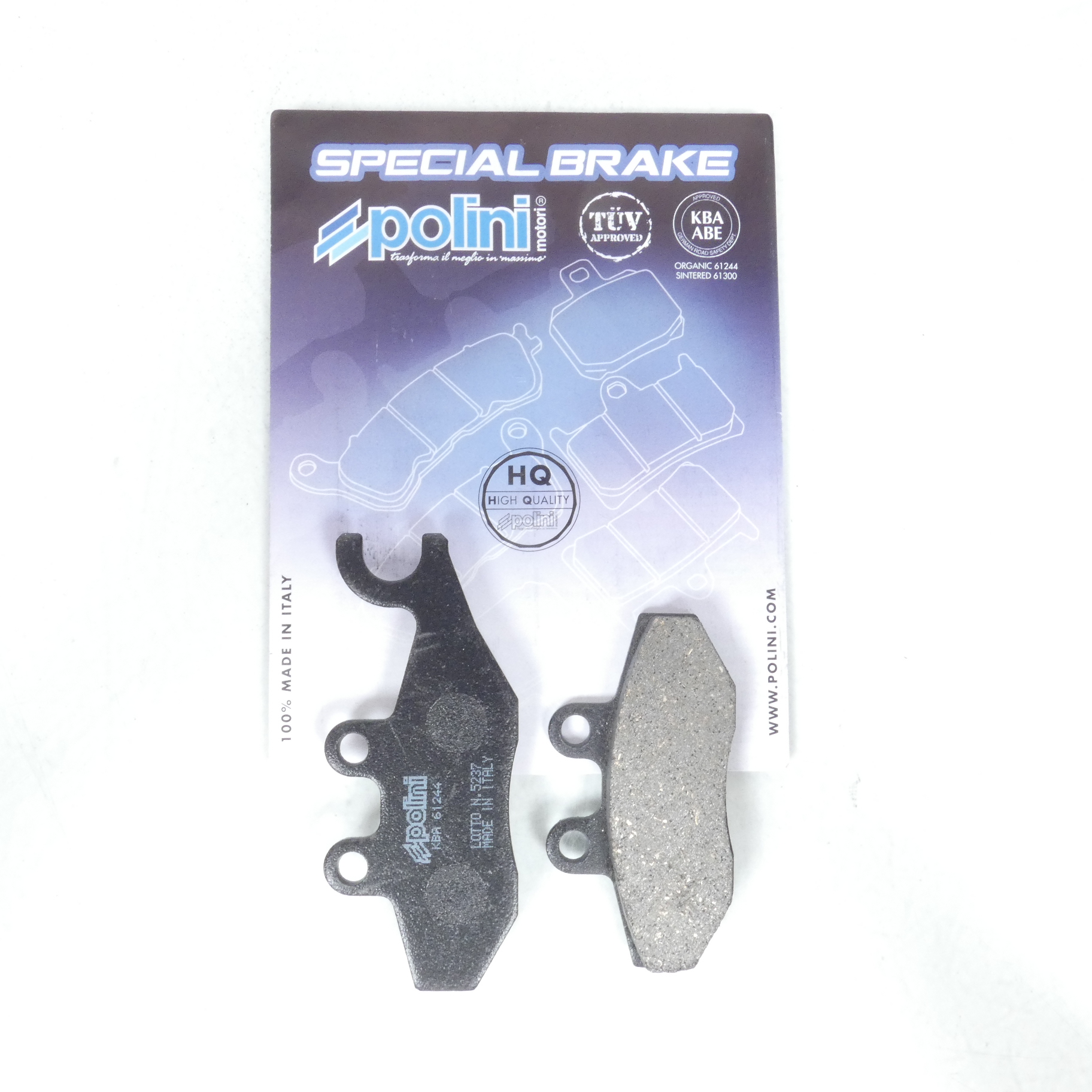 Plaquette de frein Polini pour Scooter Piaggio 50 NRG MC3 Neuf