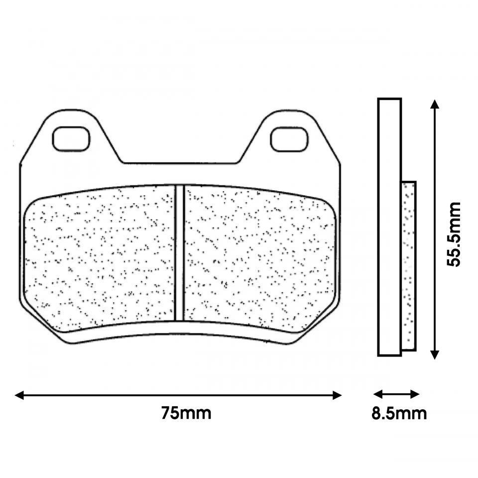 Plaquette de frein CL BRAKES pour Moto BMW 1200 K Lt 1997 à 2009 Neuf