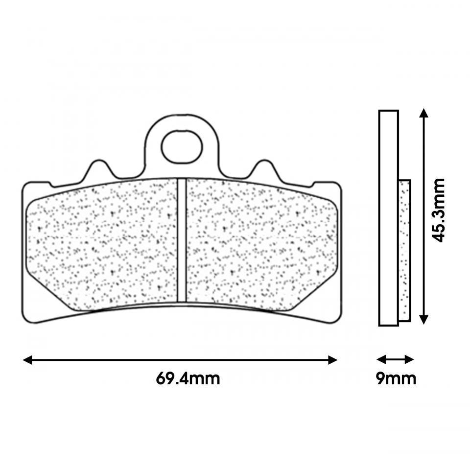 Plaquette de frein CL BRAKES pour Moto KTM 390 Duke Après 2013 Neuf