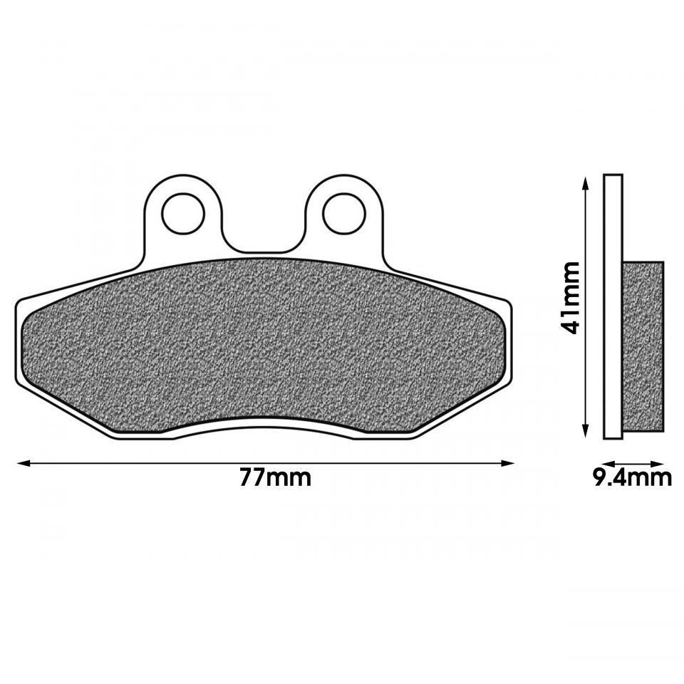 Plaquette de frein Newfren pour Scooter MBK 125 Flame X 2004 à 2011 Neuf