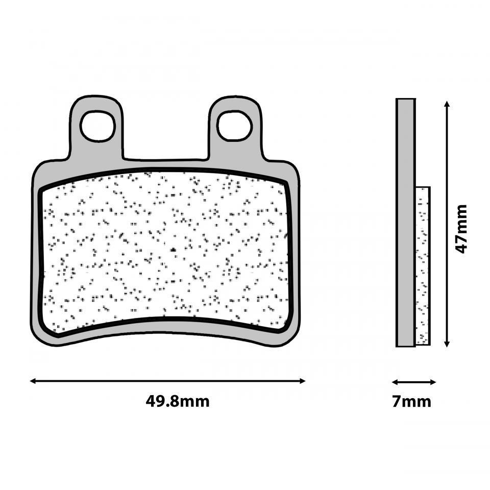 Plaquette de frein CL BRAKES pour Moto Yamaha 125 Xt R 2005 à 2020 Neuf